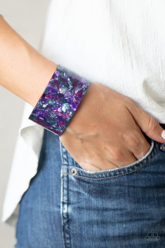 Freestyle Fashion Bracelet - Purple - SassyChicGlitz