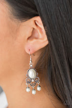 Load image into Gallery viewer, I Better Get GLOWING Earrings - Pearl White - SassyChicGlitz
