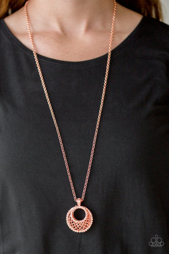 Net Worth Necklace - Copper - SassyChicGlitz