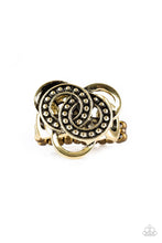 Load image into Gallery viewer, Dizzying Distraction Ring - Brass - SassyChicGlitz
