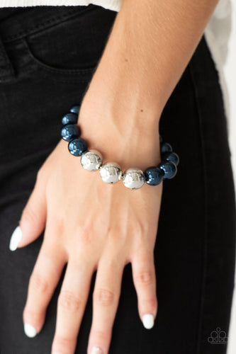 All Dressed UPTOWN Bracelet - Blue - SassyChicGlitz