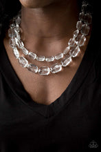 Load image into Gallery viewer, Ice Bank Necklace - White - SassyChicGlitz
