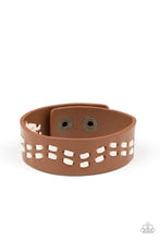 Load image into Gallery viewer, Leather Is My Favorite Color Bracelet - Brown - SassyChicGlitz
