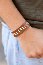 Load image into Gallery viewer, Leather Is My Favorite Color Bracelet - Brown - SassyChicGlitz
