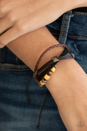 Solo Climb Bracelet - Brown - SassyChicGlitz