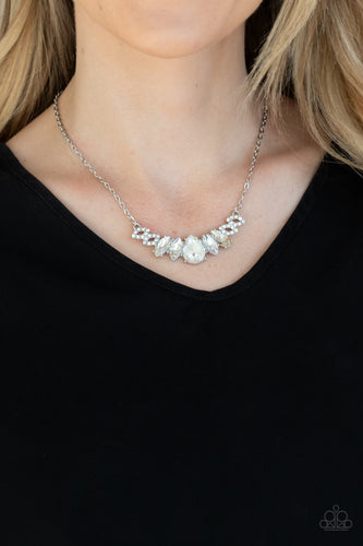 Bride-to-BEAM Necklace - White - SassyChicGlitz