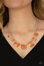 Load image into Gallery viewer, Aura Allure Necklace - Orange - SassyChicGlitz
