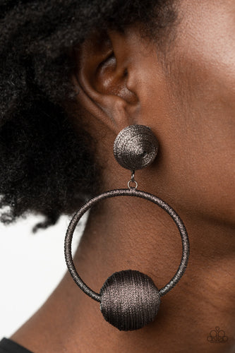 Social Sphere Earrings - Black - SassyChicGlitz