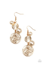 Load image into Gallery viewer, Pearl Dive Earrings - Gold - SassyChicGlitz
