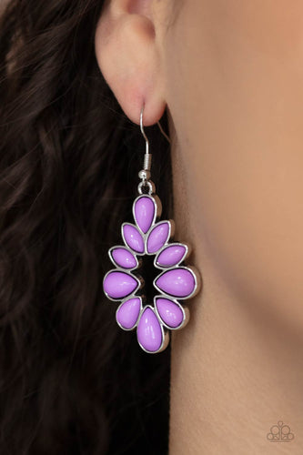 Burst Into TEARDROPS Earrings - Purple - SassyChicGlitz