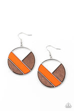 Load image into Gallery viewer, Dont Be MODest Earrings - Orange - SassyChicGlitz
