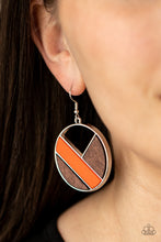 Load image into Gallery viewer, Dont Be MODest Earrings - Orange - SassyChicGlitz
