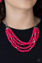 Load image into Gallery viewer, Best POSH-ible Taste Necklace - Pink - SassyChicGlitz
