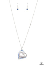 Load image into Gallery viewer, A Mothers Heart Necklace - Blue - SassyChicGlitz
