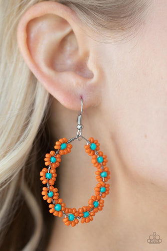 Festively Flower Child - Orange - SassyChicGlitz