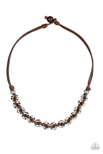 Joy Riding Urban Necklace - Brown - SassyChicGlitz