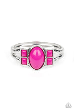 Load image into Gallery viewer, A Touch of Tiki - Hot Pink bold fashion Bracelet - SassyChicGlitz
