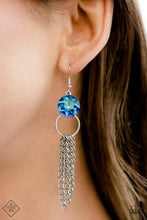 Load image into Gallery viewer, Arthurian A-Lister - Blue fashion Earrings - SassyChicGlitz
